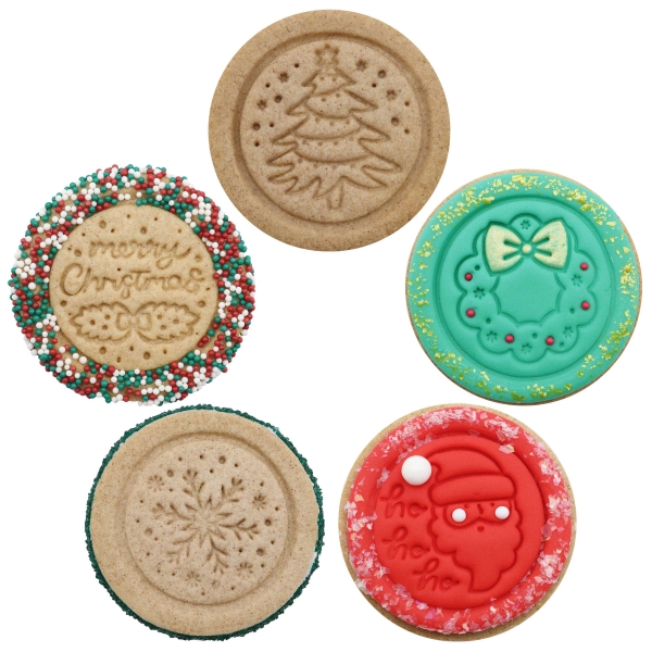 Christmas Cookie Stamp Set of 7 - 'Tis the Season!